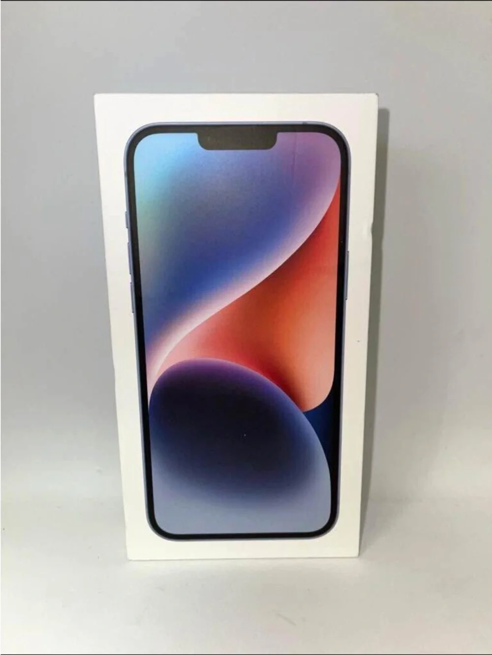 Apple iPhone 14 in Blue and Gradient Front Display